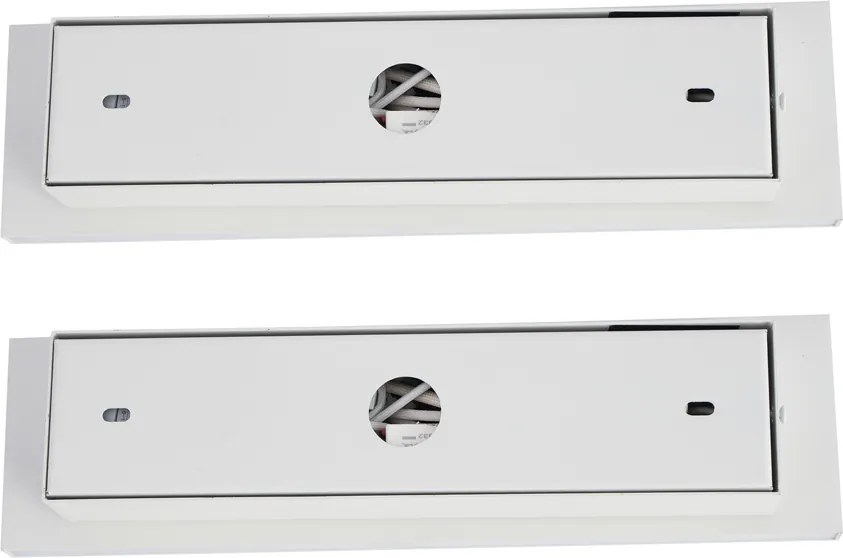 Set van 2 moderne wandlampen wit verstelbaar met USB-C incl. LED - Modric