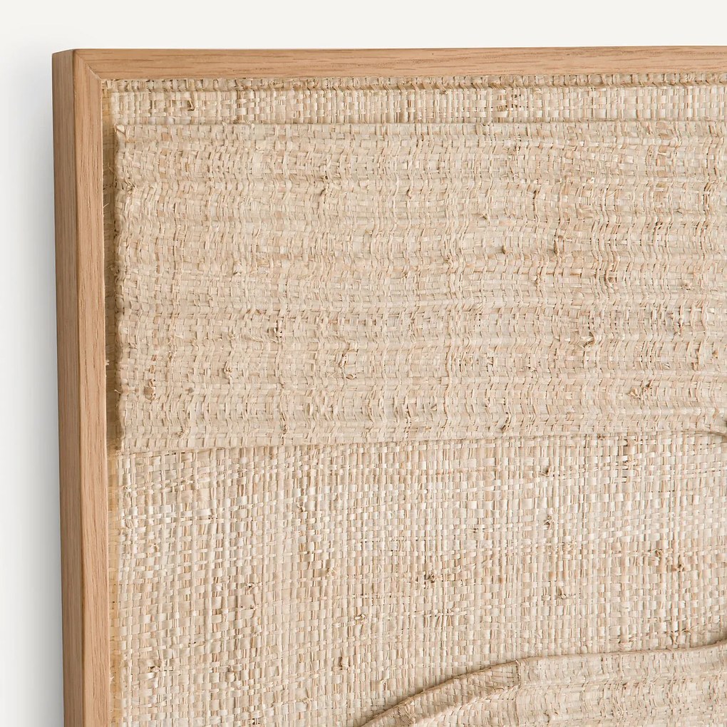 Muurdecoratie in geweven palmbladeren, Telaga