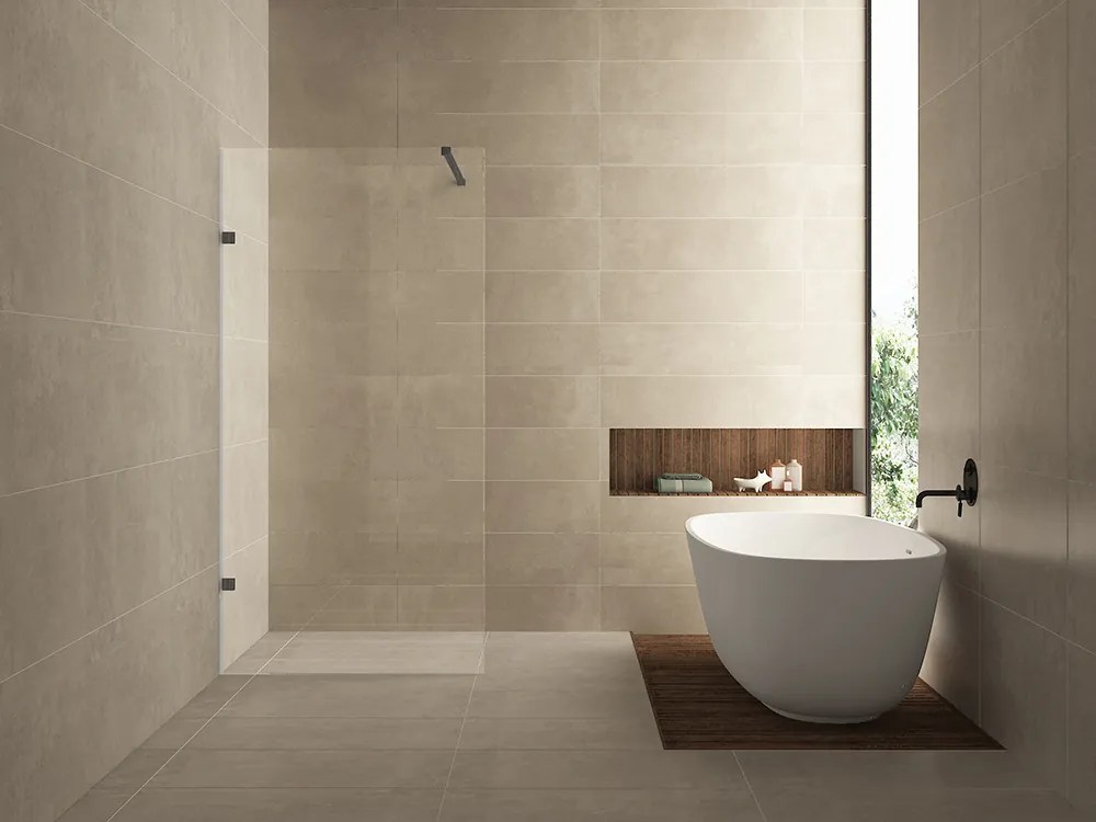 Mueller Ferro profielloze inloopdouche 120cm gunmetal