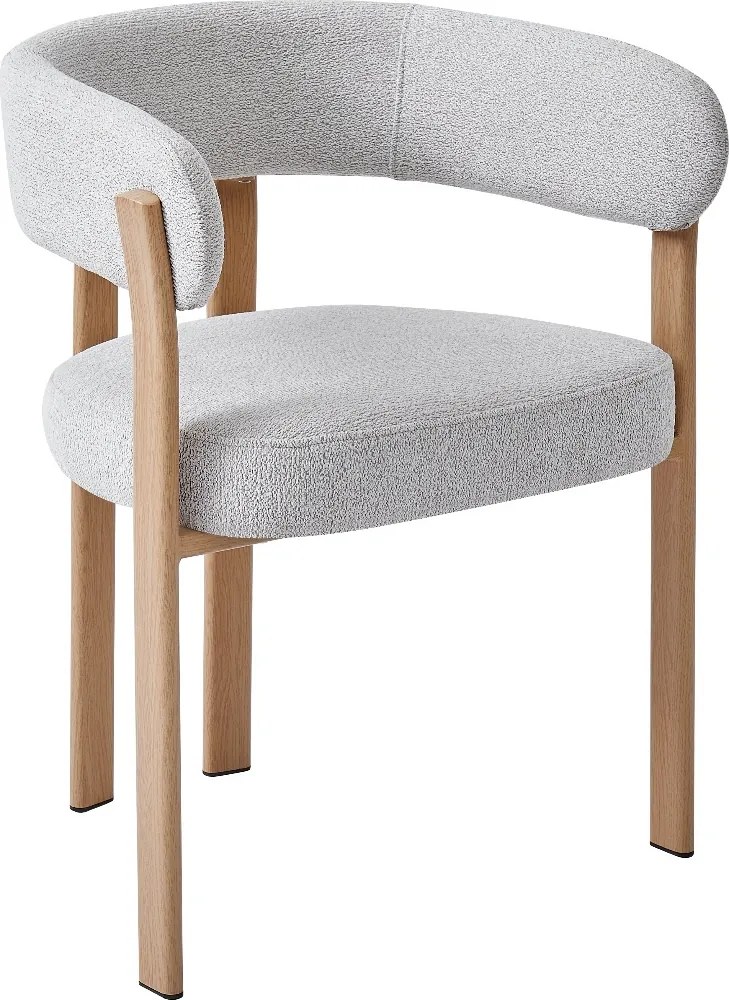 Eetkamerstoel Eiken Met Ronde Rugleuning