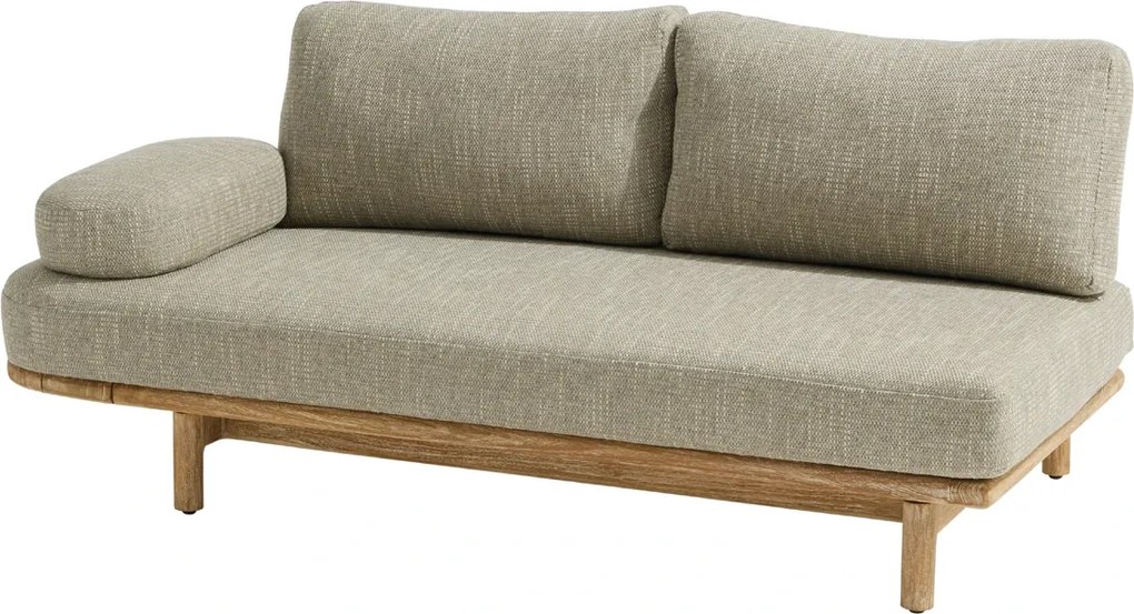 Taste by 4 Seasons Marco lounge hoekbank XL teak LoungebankLoungeset   houtkleur weerbestendig