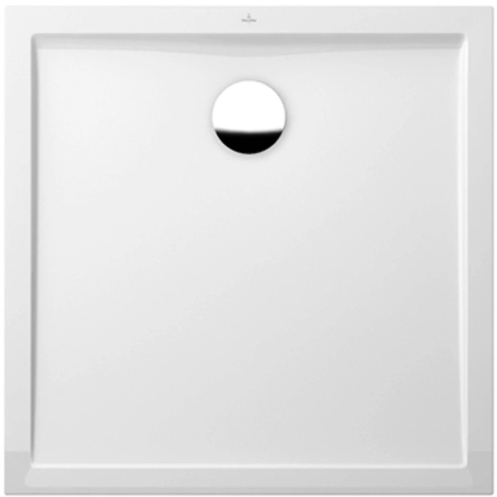 Villeroy & Boch Futurion Flat douchebak 90 x 90 x 2.5 cm. Wit