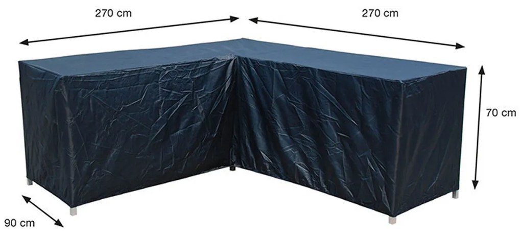 Garden Impressions Lounge dining beschermhoes L 270/270x90xH70 cm