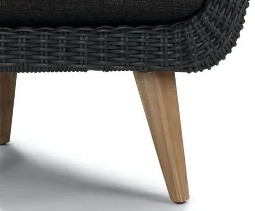 Garden Interiors Hoek Loungeset  - MIRA - Wicker - Donkergrijs - Garden Interiors
