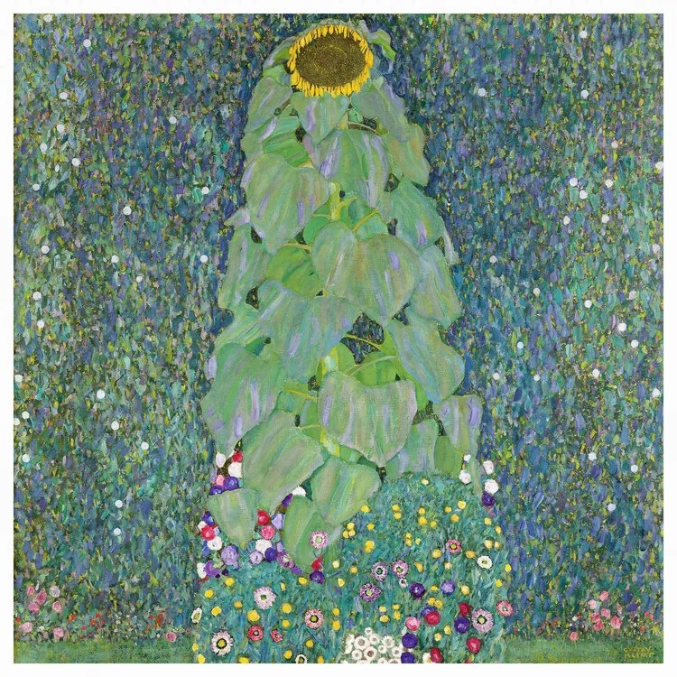 Kunstreproductie The Sunflower, Gustav Klimt