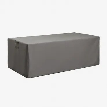Rechthoekige Beschermhoes Voor Tuintafel Otley Grijs – Antraciet & 210 X 110 Cm - Sklum