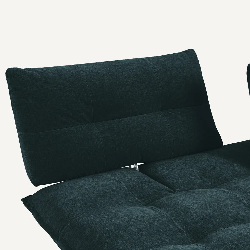 Modulaire bank in chenille fluweel, Kaori