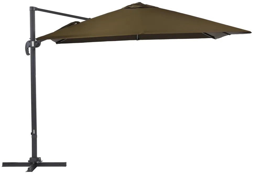 Garden Point bruin Siena 3x3m paraplu