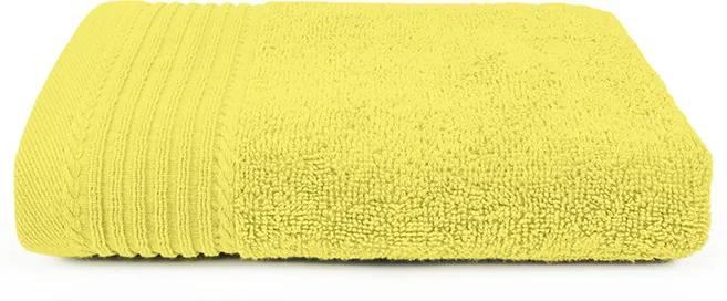 The One Towelling Handdoek 50 x 100 cm - Classic - Licht Geel Aantal: Set van 2