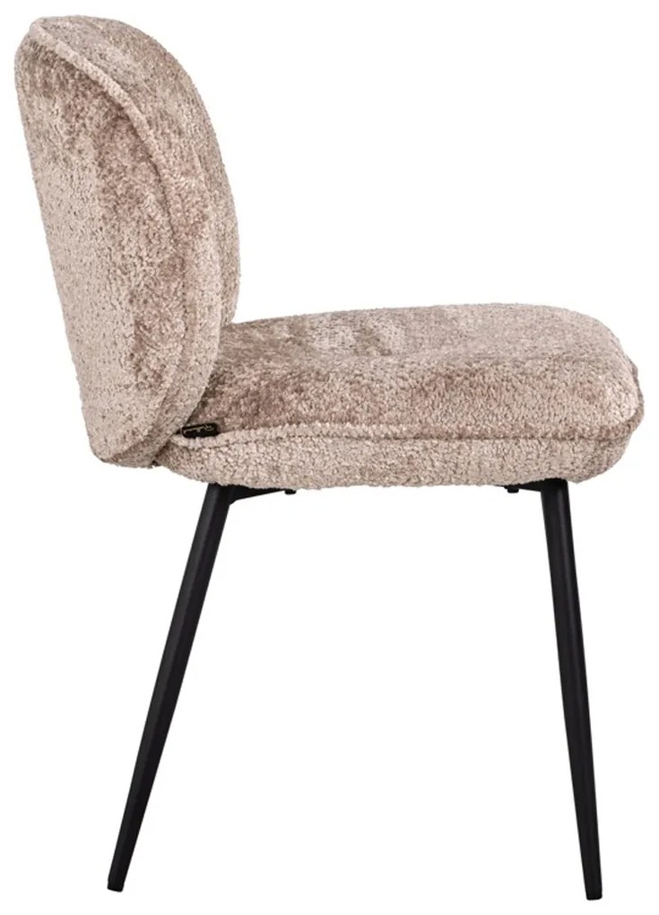 Richmond Interiors Kiki Luxe Eetkamerstoelen Teddy Naturel (set Van 2)