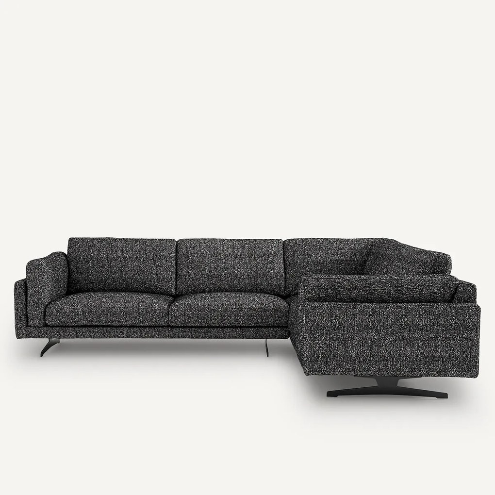 Hoekbank, badstof, César