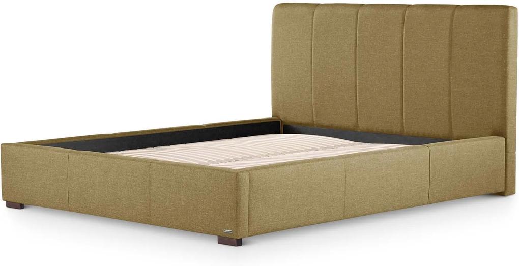 Ted Lapidus Maison | Bedframe Onyx 160 x 200 cm camelkleurig bed frames massief beuken- en dennenhout, bed & bad bedden & matrassen