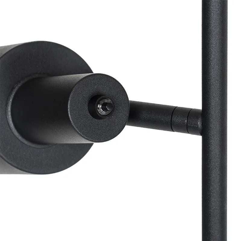 Moderne vloerlamp zwart 2-lichts - Stijn