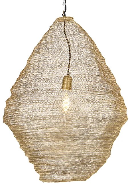 Oosterse hanglamp goud 60cm - Nidum
