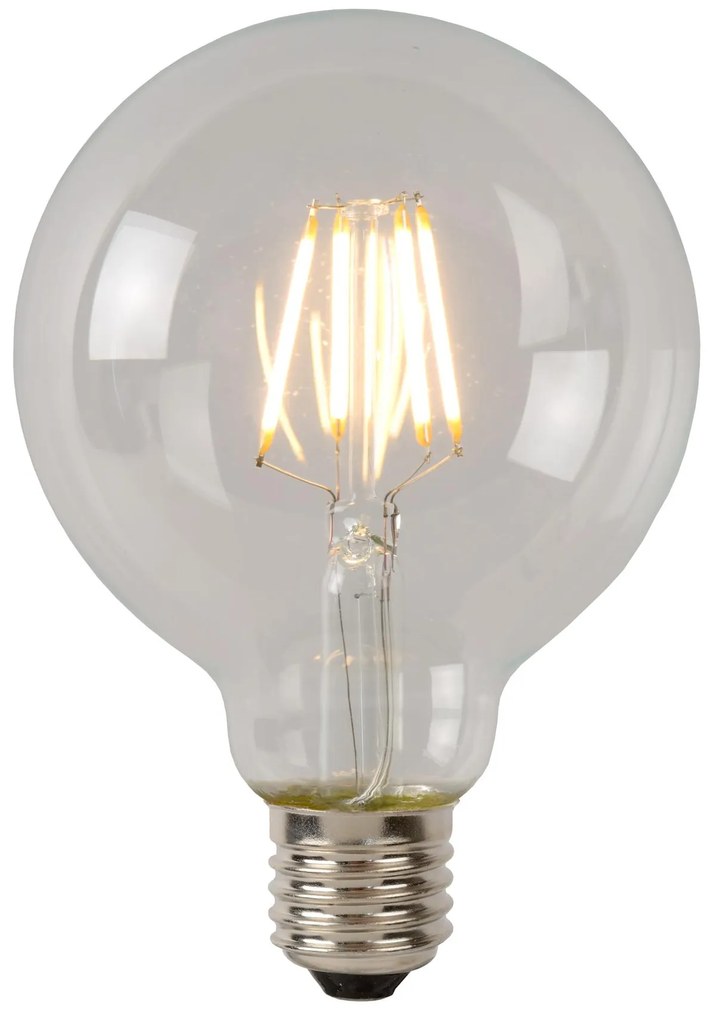 Lucide Bulb dimbare LED lamp 2700K E27 7W 8cm transparant