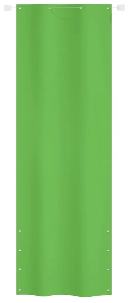 vidaXL Balkonscherm 80x240 cm oxford stof lichtgroen