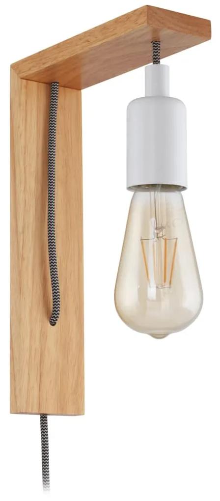 EGLO LED-wandlamp Tocopilla hout wit