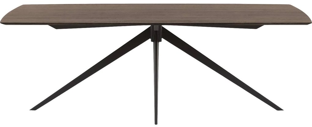 Goossens Excellent Eettafel Uniek, Semi rechthoekig 220 x 100 cm