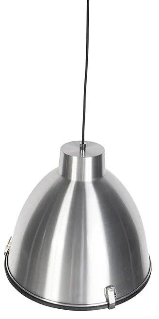 Set van 2 hanglampen aluminium 38 cm dimbaar - Anteros
