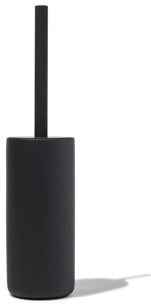 HEMA Toiletborstelhouder Mat Zwart Ø9.5x22 (zwart)