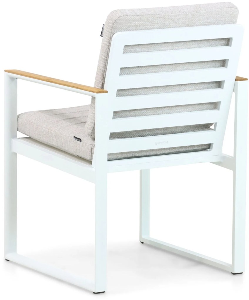 Tuinstoel Aluminium Wit Lifestyle Garden Furniture Faro