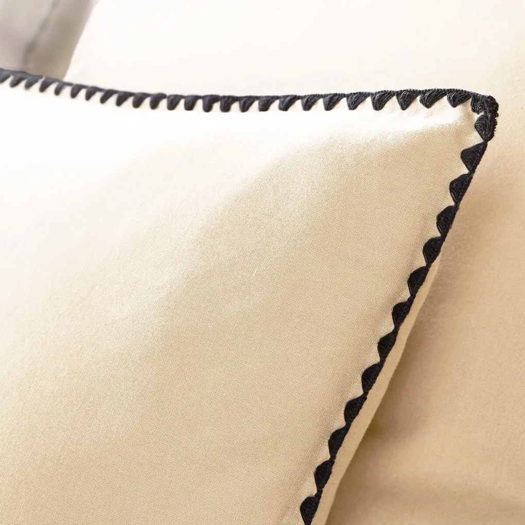 Kussensloop in gewassen katoen, Merida