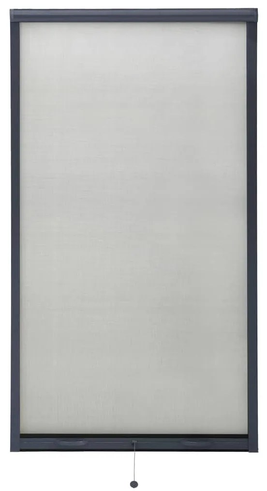 vidaXL Raamhor oprolbaar 90x170 cm antracietkleurig