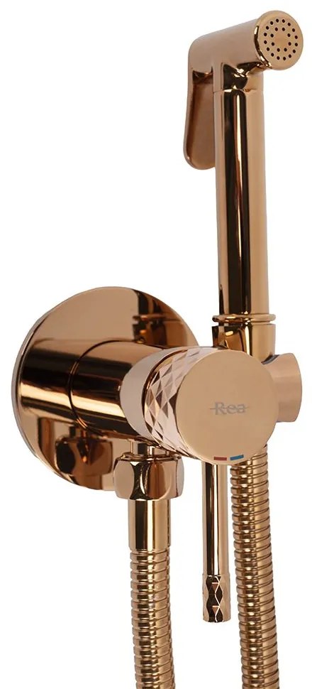 Inbouw Bidetmengkraan Rea Lungo Loop Diamond Copper
