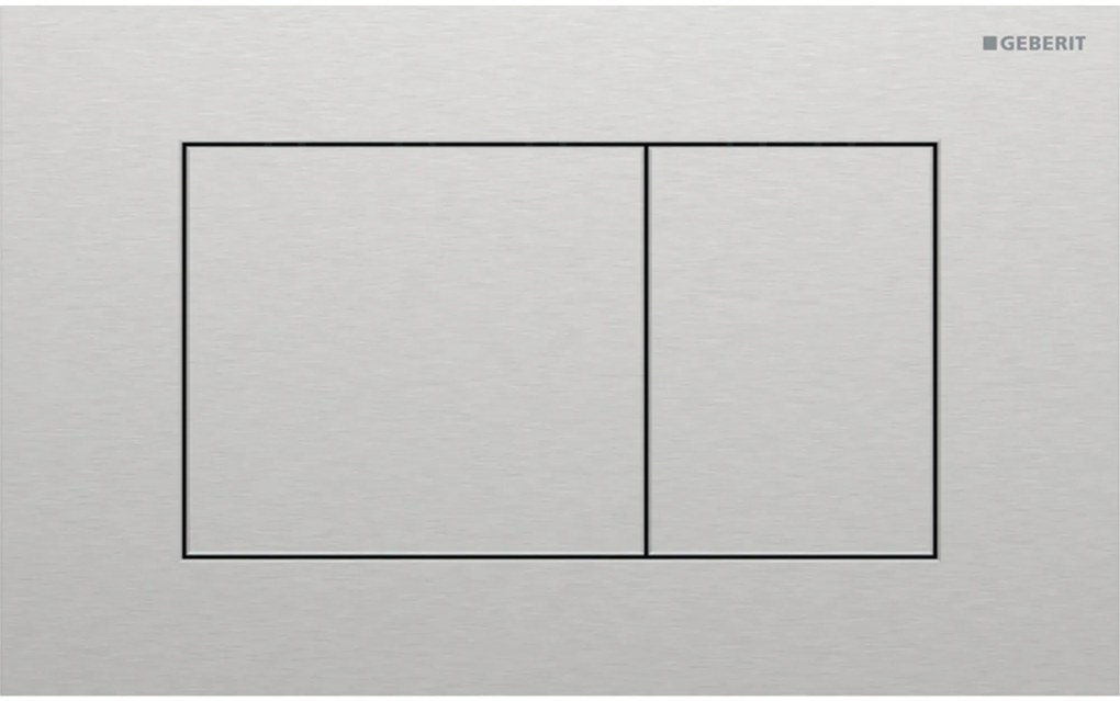 Geberit Sigma 40 bedieningspaneel square geborsteld RVS voor Sigma reservoirs 8cm (UP720) en 12cm (UP320)