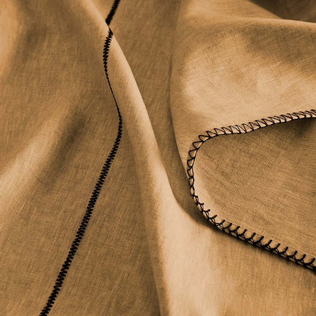 Gordijn in gewassen linnen, Tojos