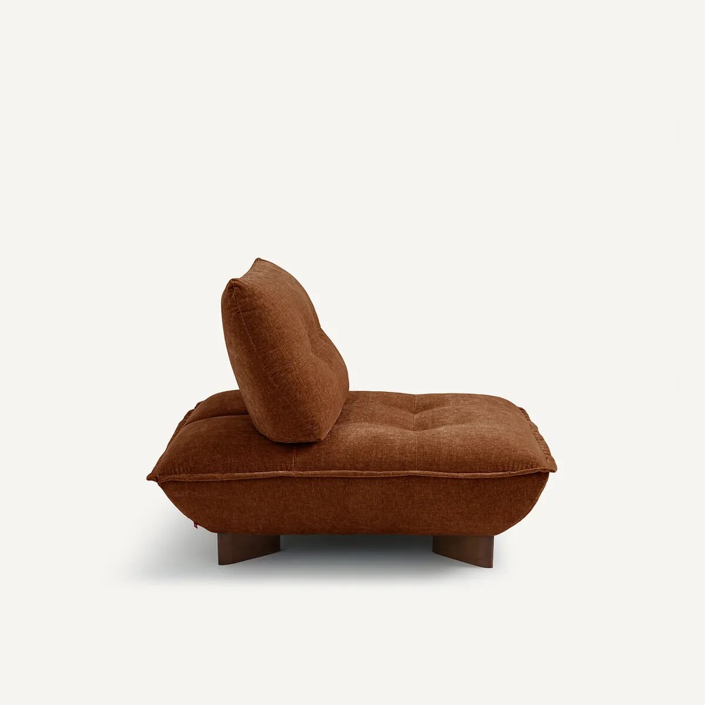 Modulaire zetel in chenille fluweel, Kaori