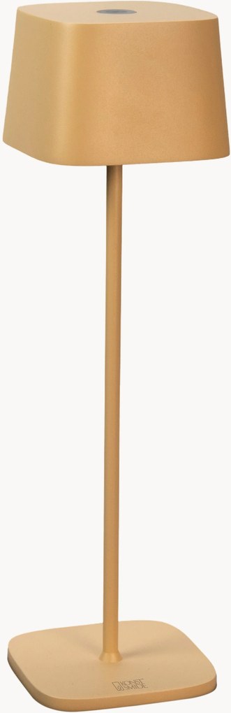 Draagbare LED-tafellamp Capri, dimbaar