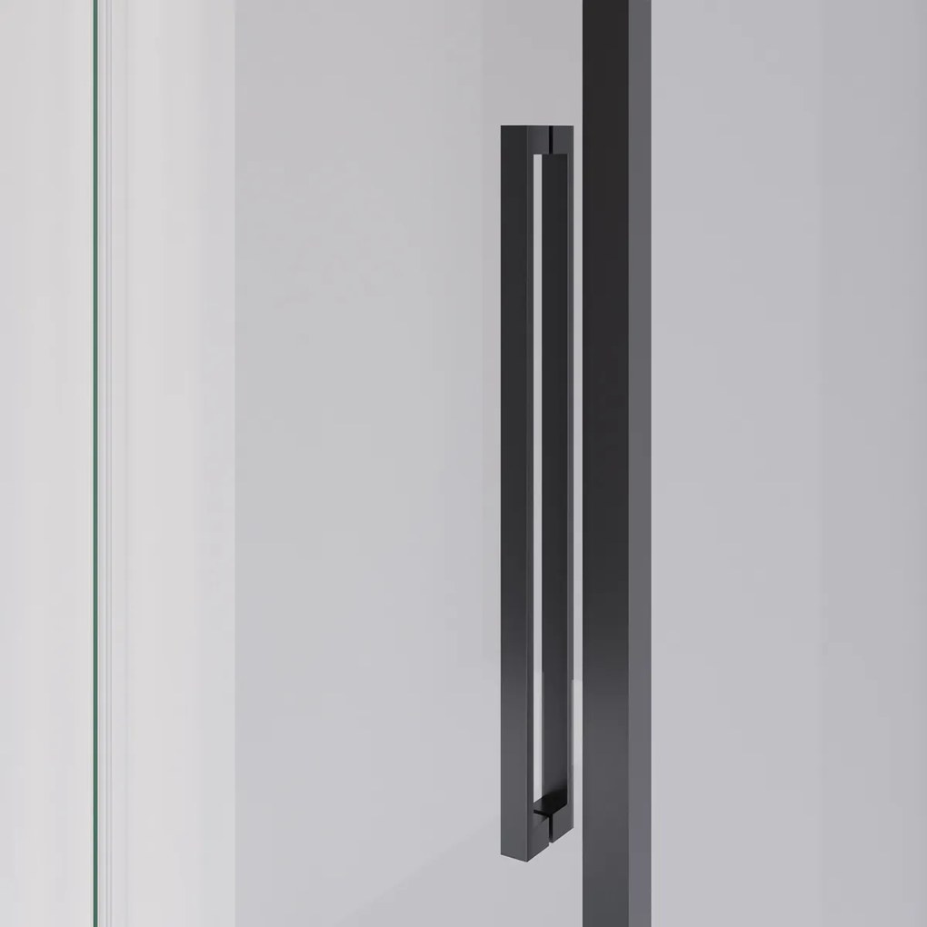 Brauer Season douchecabine met schuifdeur 120x100cm gunmetal