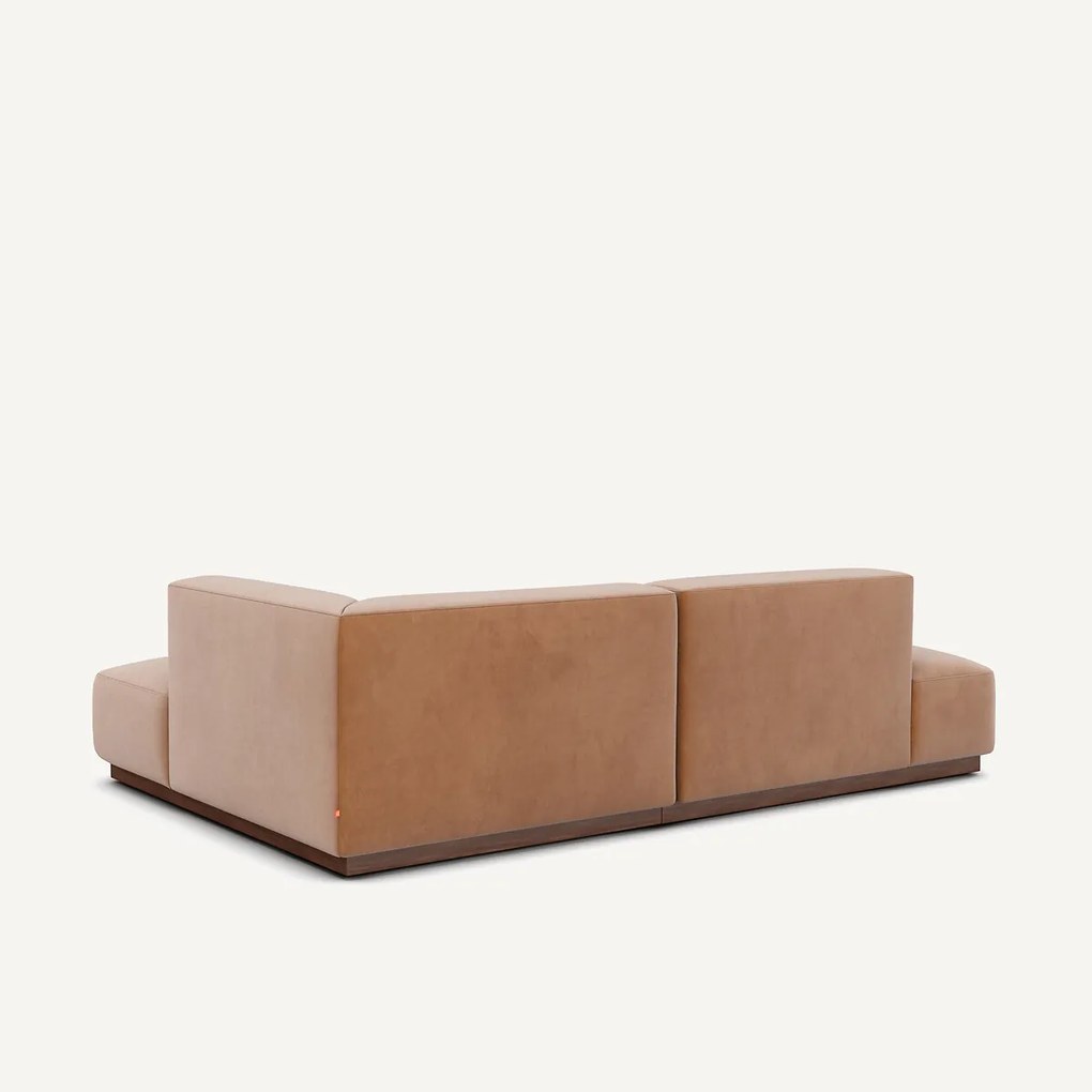 Rechter hoekbank in fluweel, Jacopo