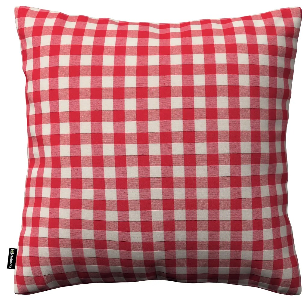 Dekoria Kussenhoes Mia, rood-ecru 43 x 43 cm