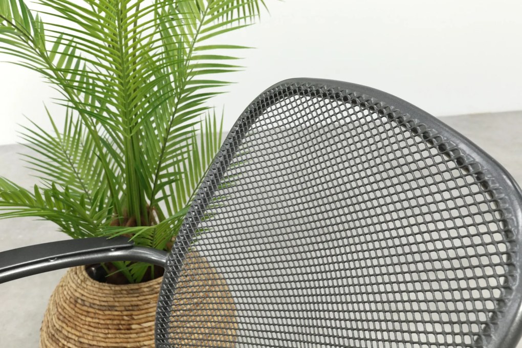 Royal Garden Carlo stapelbare balkonset 3-delig strekmetaal 60x60 cm.