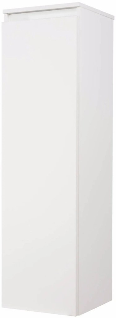 Saqu Gaia halfhoge kast links 35x34x120cm glans wit
