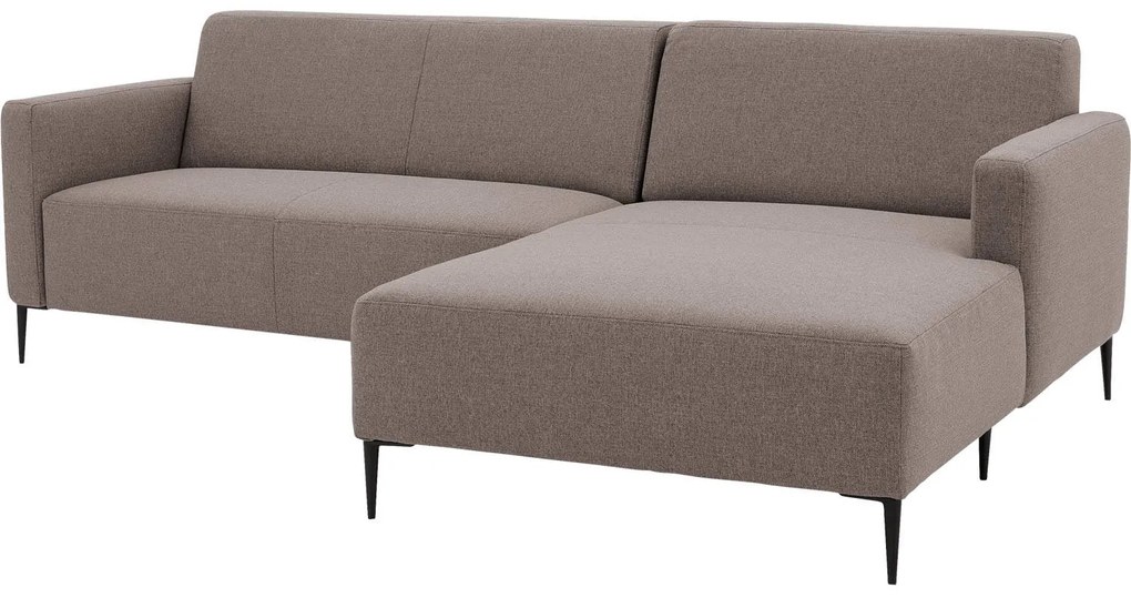 Goossens  Key West grijs, stof, 2-zits, modern design