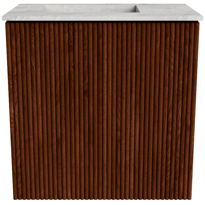Mondiaz Joya DLux 40cm toiletmeubel ruby met wastafel faye links 1 kraangat glace