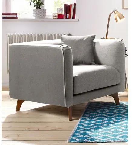 HOME AFFAIRE fauteuil »Maja«, in Scandinavisch design met sierkussen