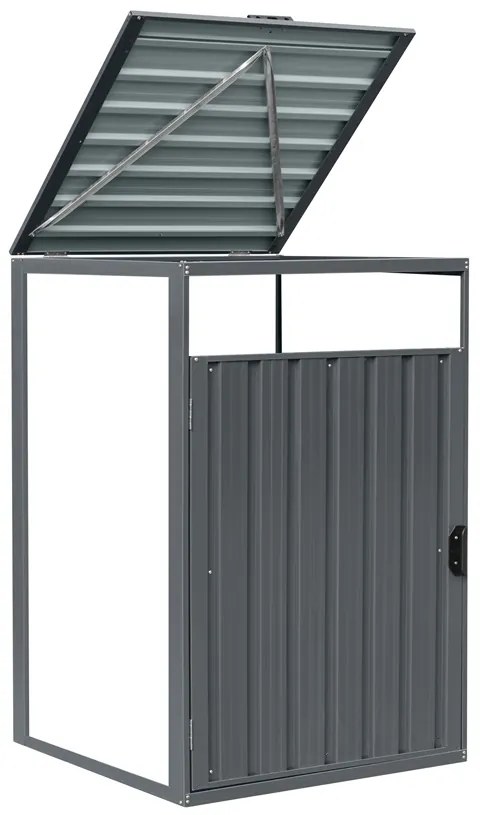 Uitbreiding van de Kliko Ombouwen voor 1 container van 120 l of 240 l Alabama CoverTech antraciet