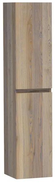 BRAUER Solution Badkamerkast - 160x35x35cm - 2 links- rechtsdraaiende deuren - hout - Vintage oak HK-MES160VO