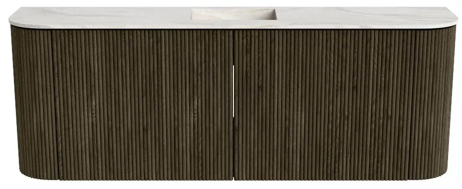 Mondiaz Joya DLux 115cm toiletmeubel ronding links/rechts shadow met wastafel faye midden 1 kraangat ostra