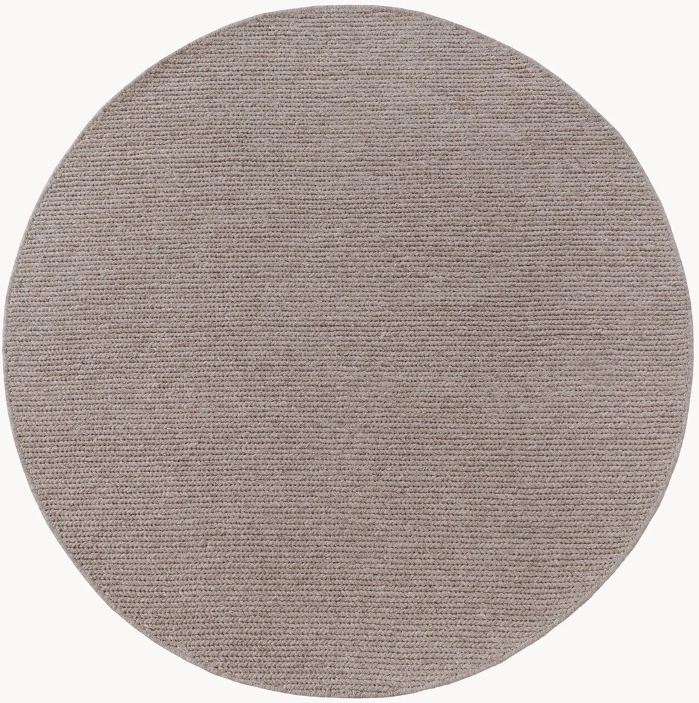 Rond wollen vloerkleed Francois