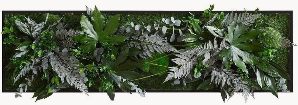 Handgemaakt jungle design wanddecoratie Tropic, ingelijst