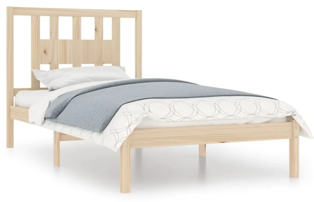 vidaXL Bedframe massief grenenhout 100x200 cm