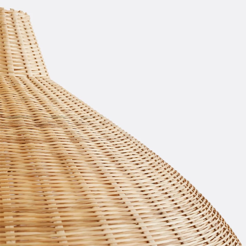 Hanglamp in gevlochten bamboe,Ø60 cm, Vani