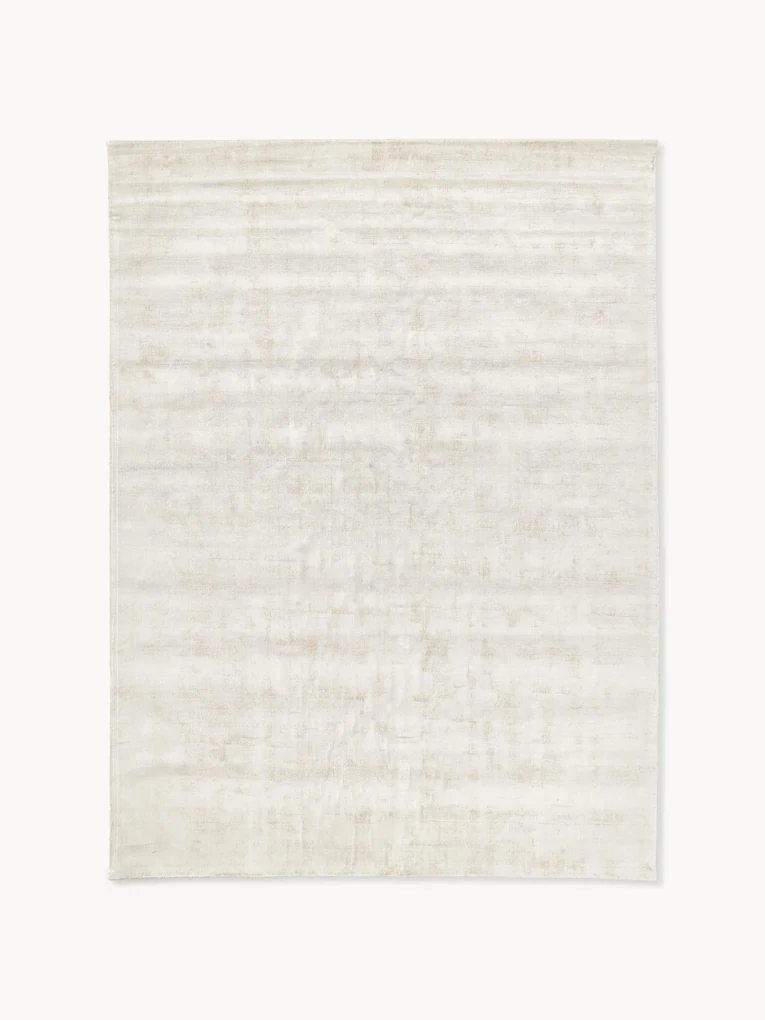 Handgeweven viscose vloerkleed Jane