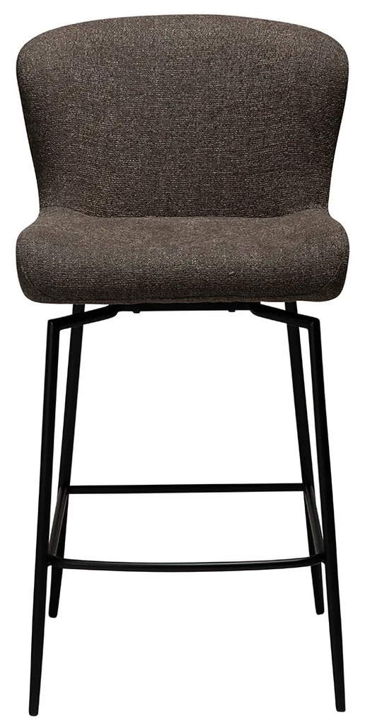 Dan-Form Glam Swivel Draaibare Barstoel Bruin Boucle
