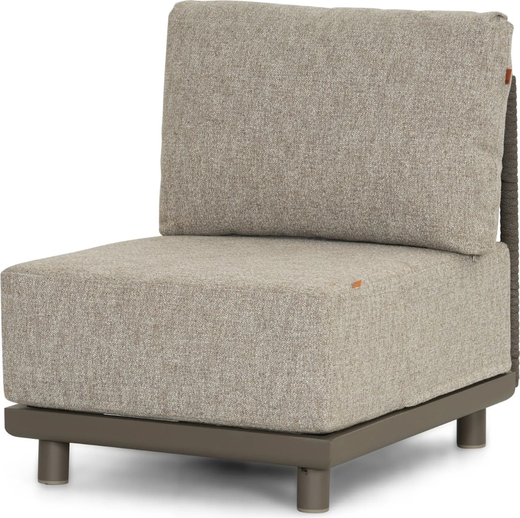 Loungeset tuin 6 personen Rope Taupe  Santika Furniture Santika